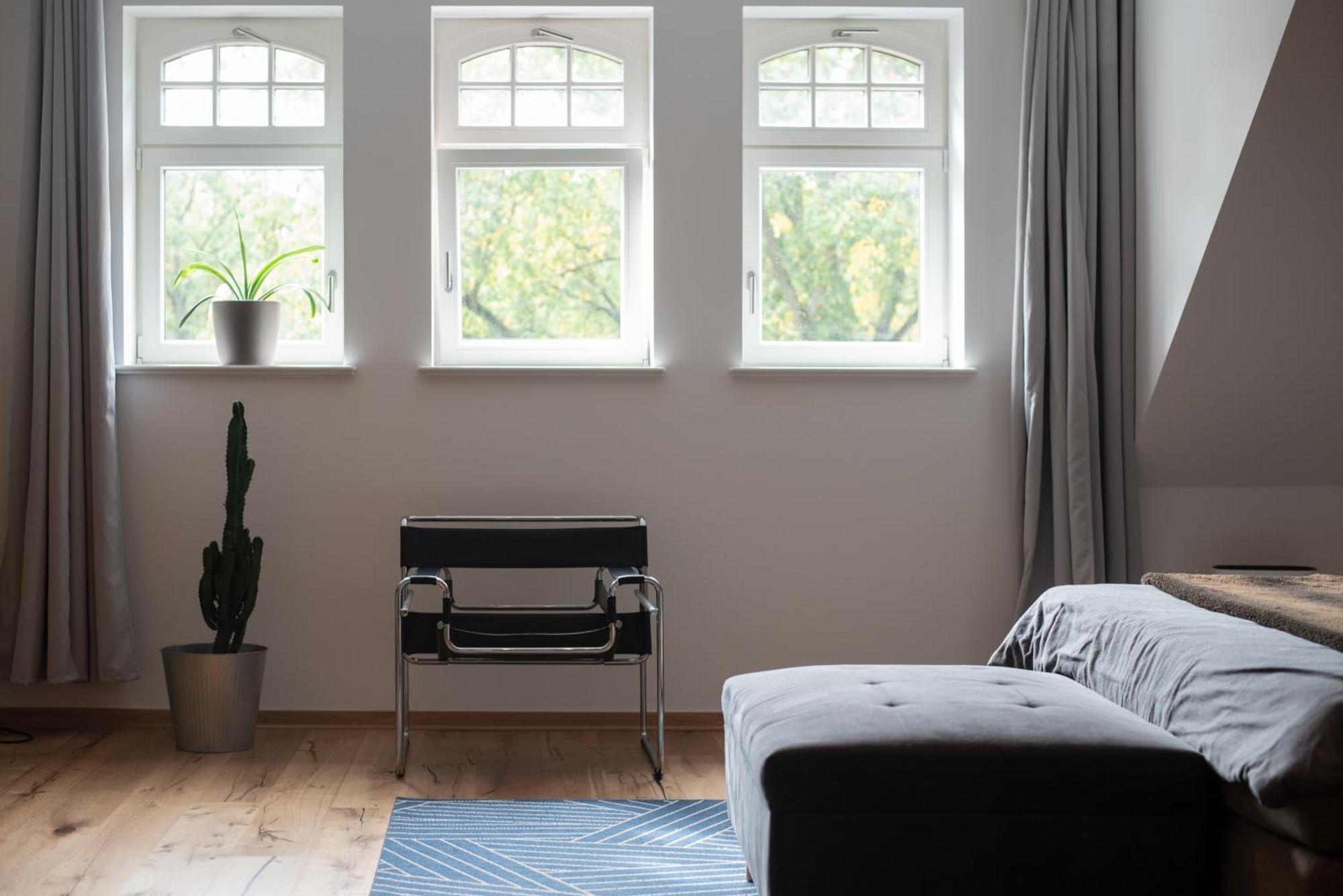 Apartment Mit Parkblick & Massagestuhl Λειψία Εξωτερικό φωτογραφία